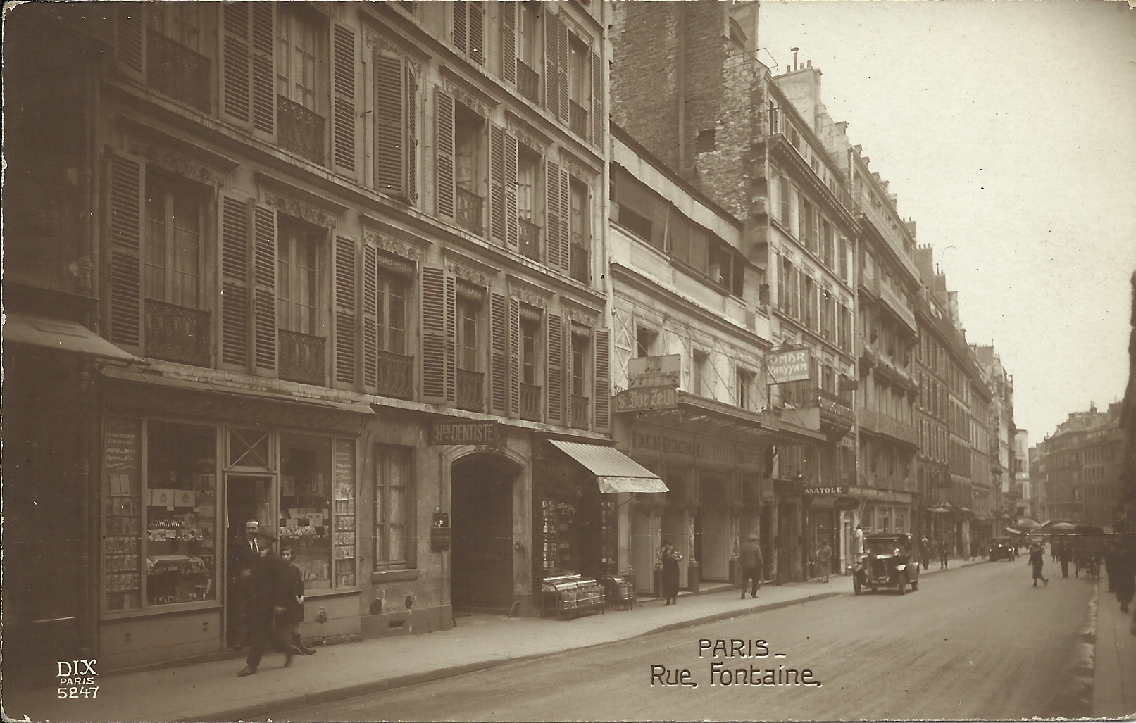 RUE FONTAINE PARIS