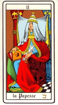 la papesse tarot marseille