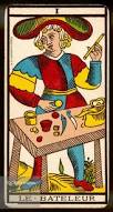 l’image du bateleur au tarot de marseille