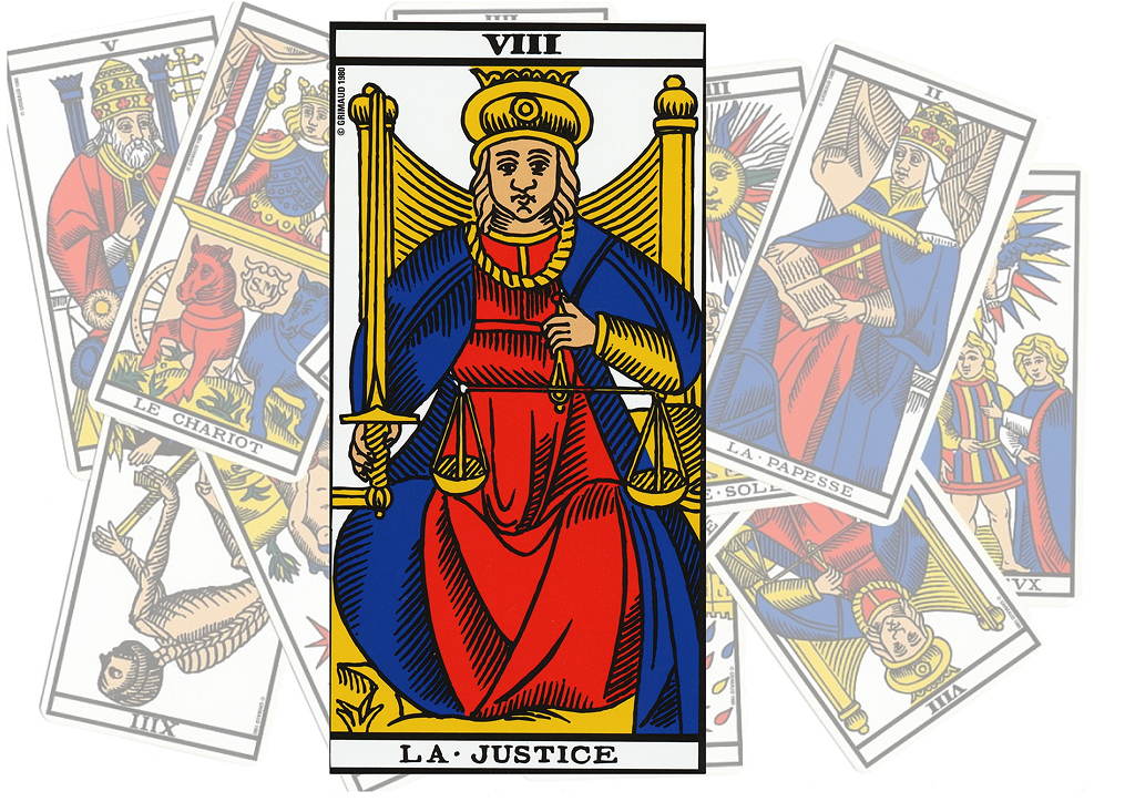 La Justice dans le tarot de Marseille