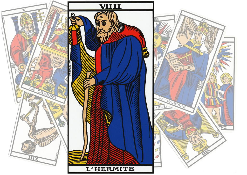 L’Hermite dans le tarot de Marseille