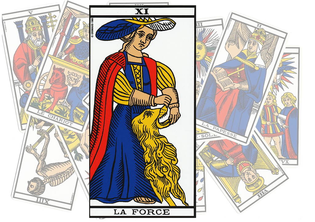 La Force dans le tarot de Marseille