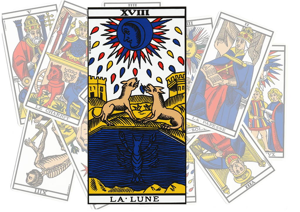 La lune dans le tarot de Marseille