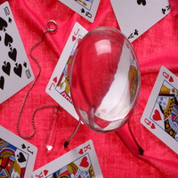 boule de cristal et pendule