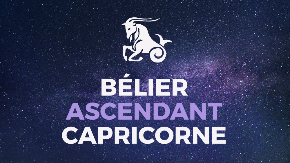 belier ascendant capricorne