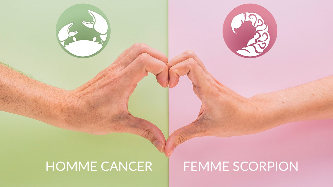 Compatibilité homme Cancer femme Scorpion en amour