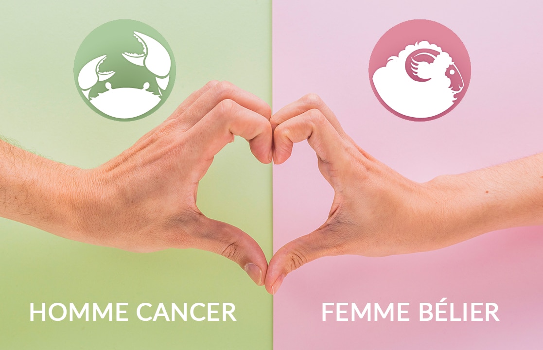 Compatibilité homme Cancer femme Bélier en amour