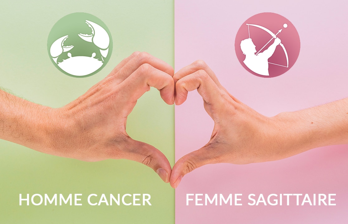 Compatibilité homme Cancer femme Sagittaire en amour Esteban FREDERIC