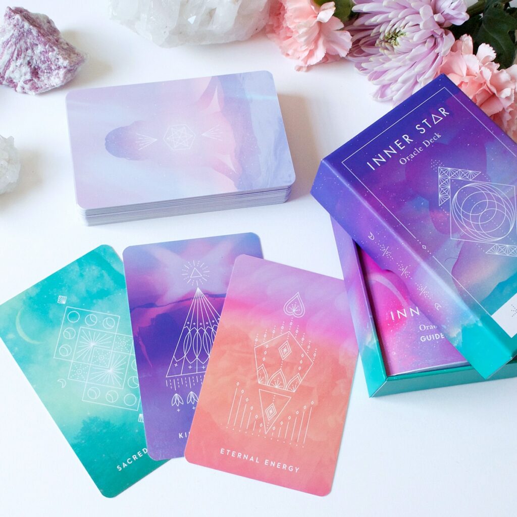 Jeu De 44 Cartes Oracle Divinatoire - Tarot Voyance, Illustrations Artistiques, Pour Guidance Spirituelle - 3