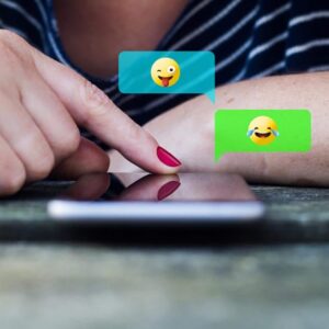 telephone portable et emoji