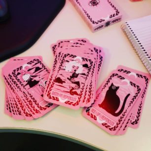 cartes tarot roses