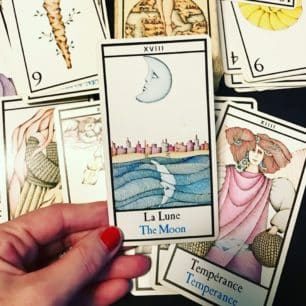 la lune dans le tarot