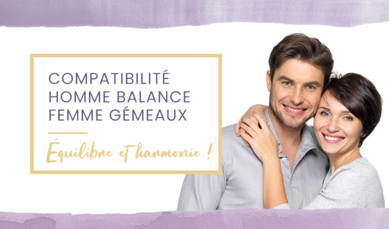 Homme Balance et femme Gémeaux  Compatibilité amoureuse